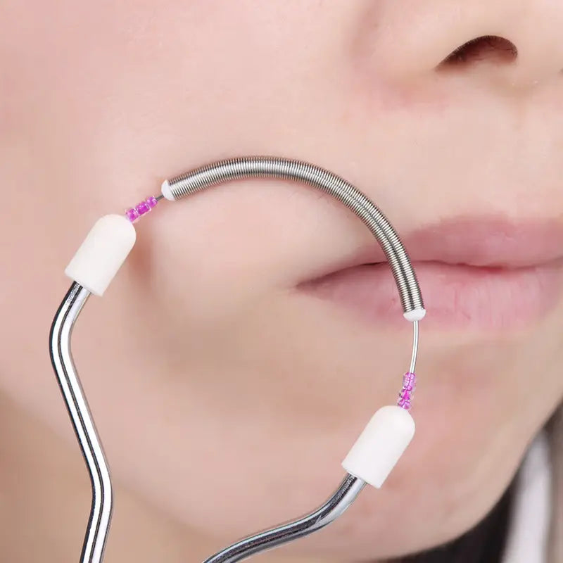 painless spring tweezers for facial hair remover.