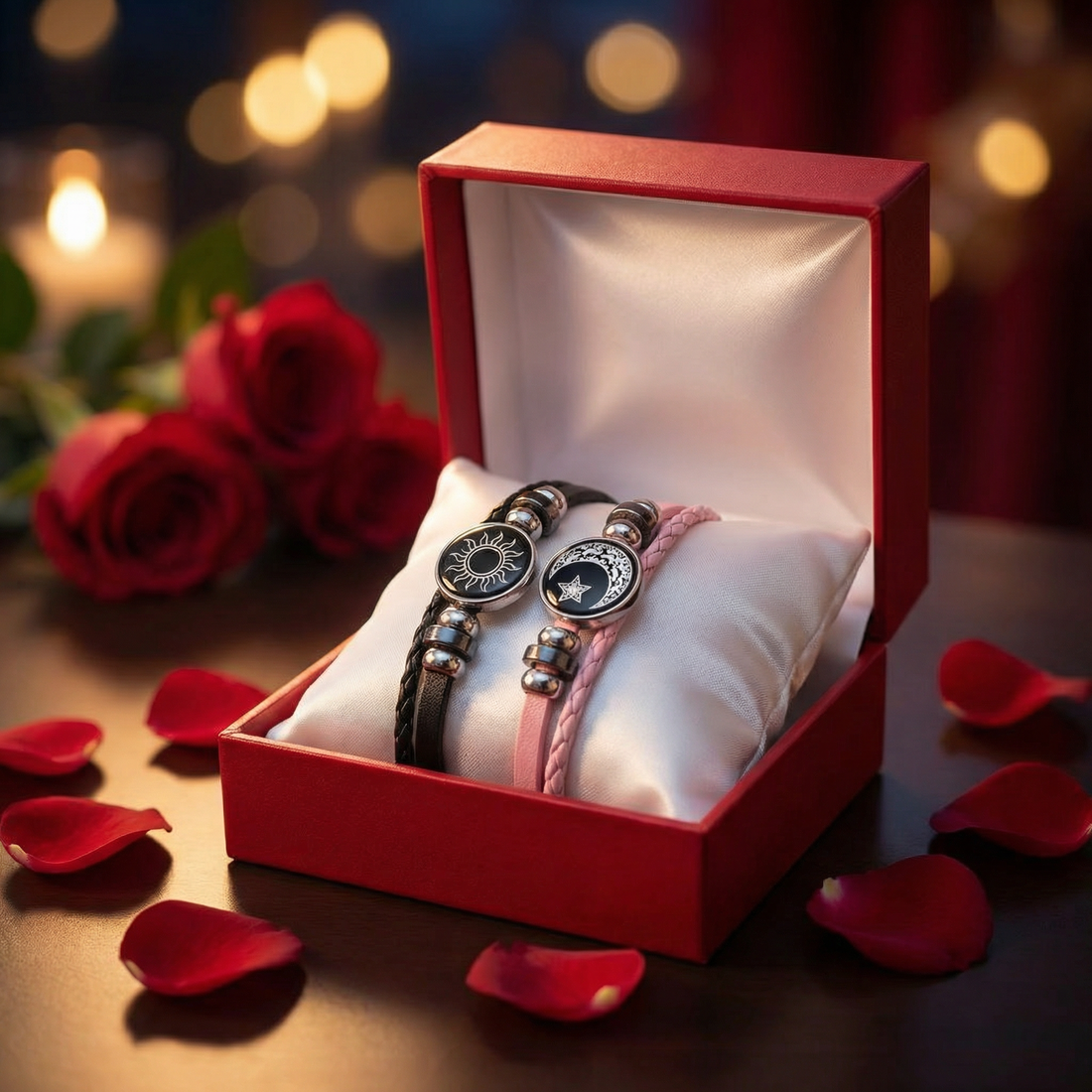 Sun&Moon Bracelets with Matching Beads