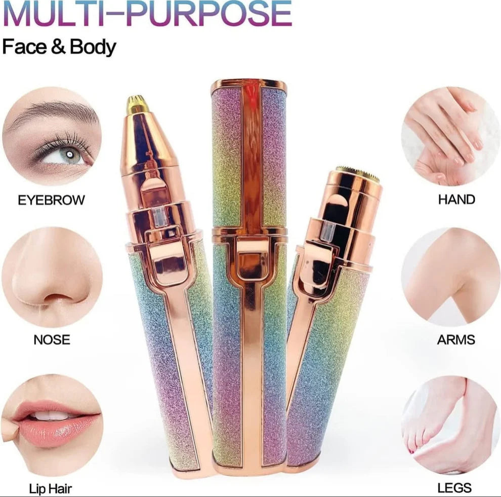 Rechargeable 2 in 1 Eyebrow Trimmer